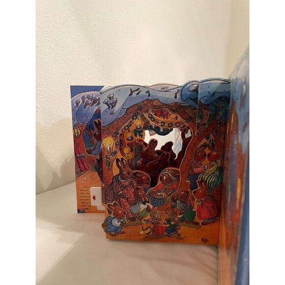 Vintage - The Bunnies' Christmas Eve A Peek-Through Pop-Up Book - Picture 5 of 10